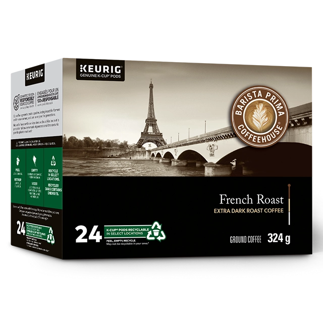 Barista Prima French Roast Keurig K-Cups box