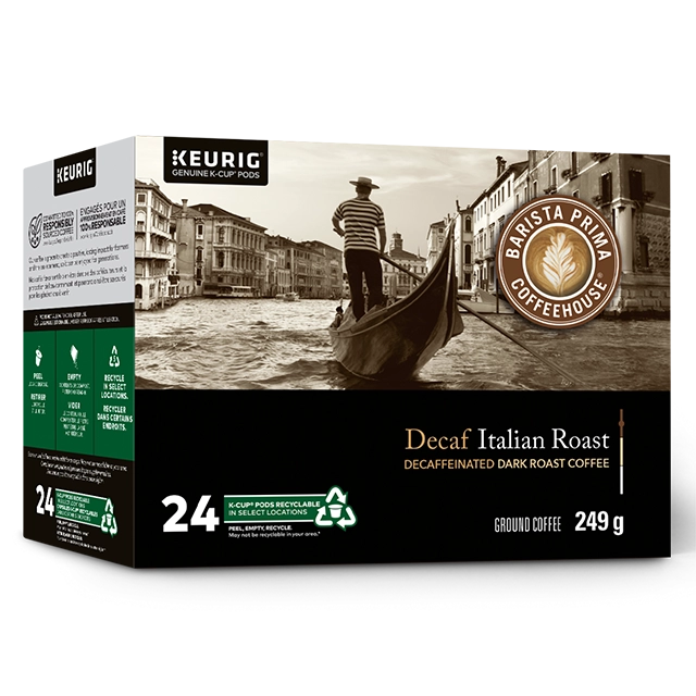 Barista Prima Decaf Italian Roast box