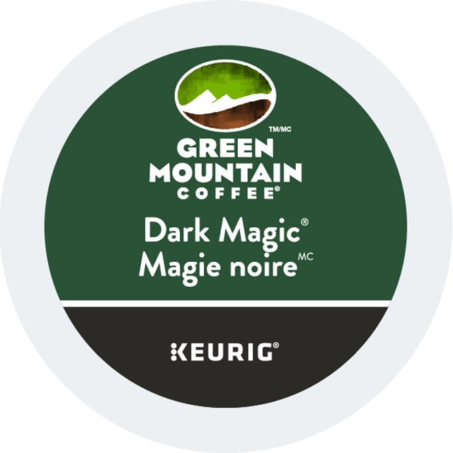 Green Mountain Dark Magic Keurig K-Cup lid