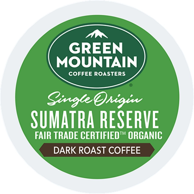 Green Mountain Sumatran Reserve Keurig K-Cup lid