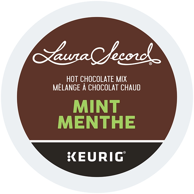 Laura Secord Mint Hot Chocolate Keurig K-Cup 24 lid