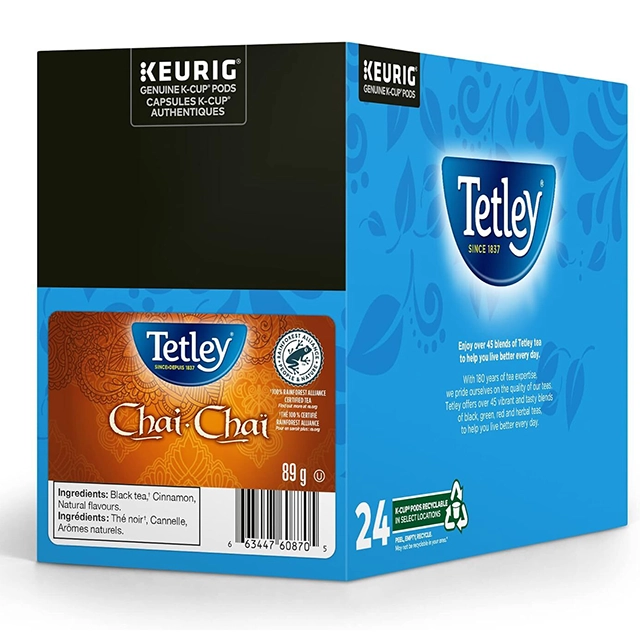 Tetley Chai Tea Keurig K-Cup 24 box