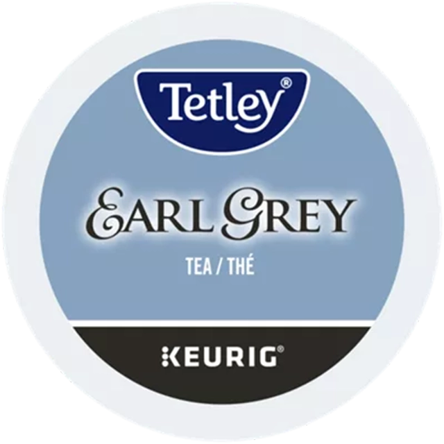 Tetley Earl Grey Tea Keurig K-Cup 24 lid