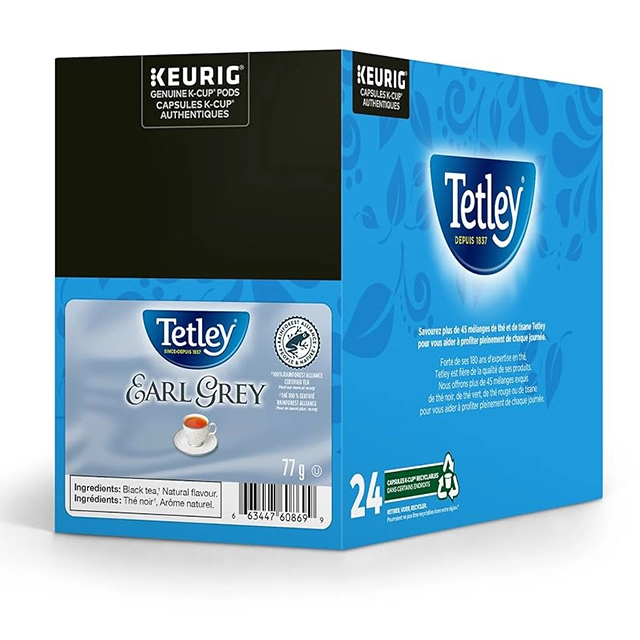Tetley Earl Grey Tea Keurig K-Cup 24 box