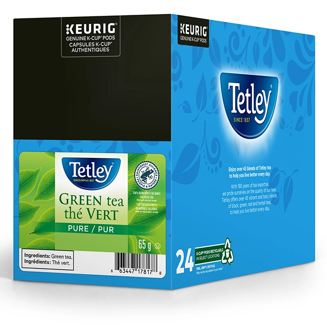 Tetley Green Tea Keurig K-Cup 24 box
