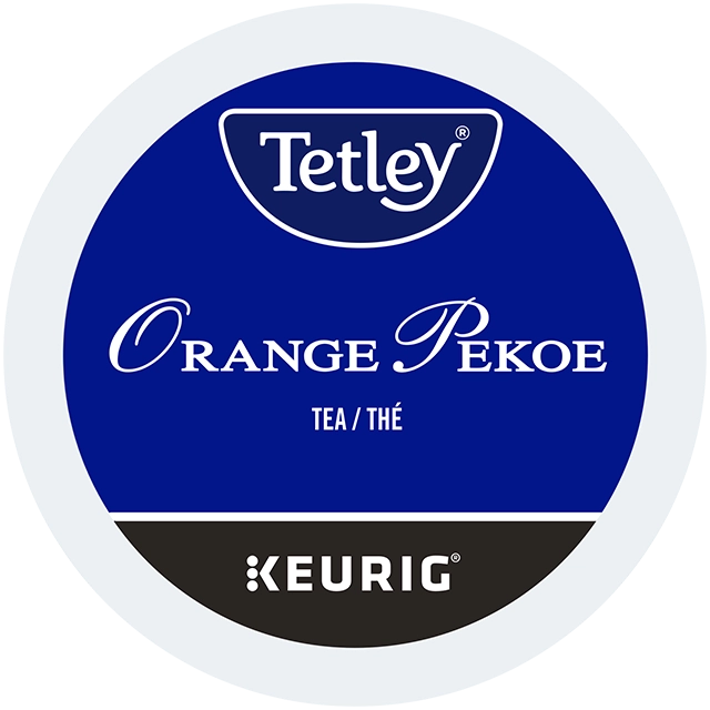Tetley Orange Pekoe Keurig K-Cup 24 lid