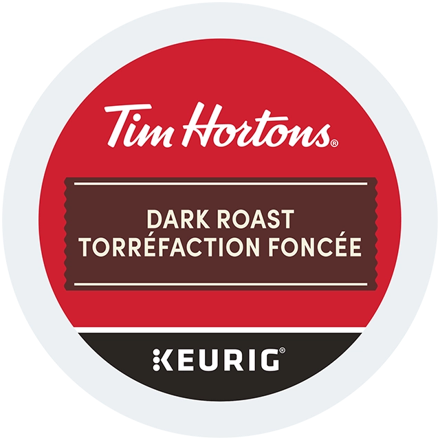 Tim Hortons Dark Roast Keurig K-Cup 24 lid