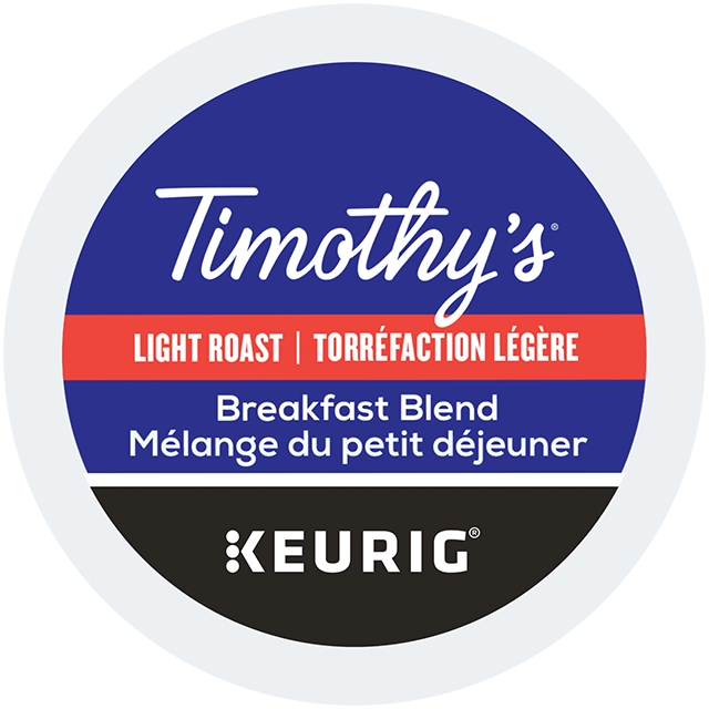 Timothy’s Breakfast Blend lid
