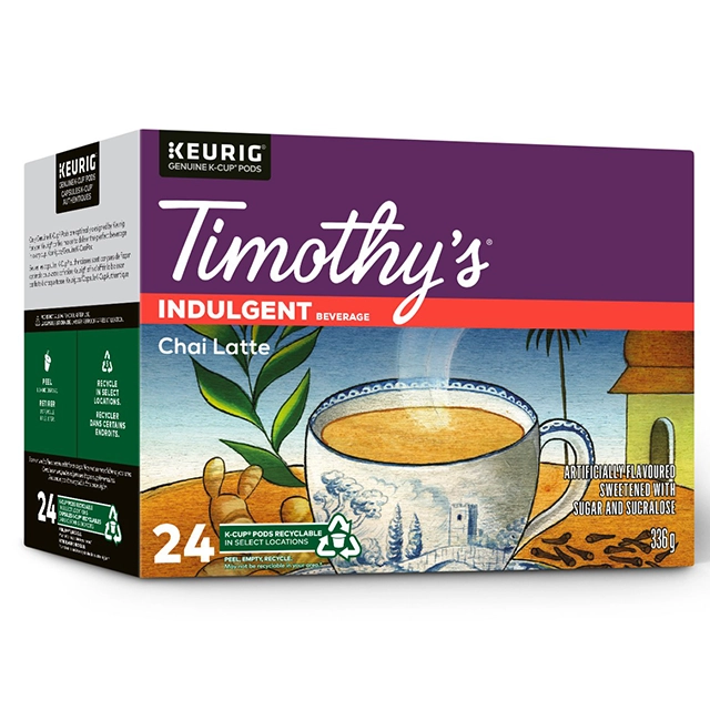 Timothy’s Chai Latte box