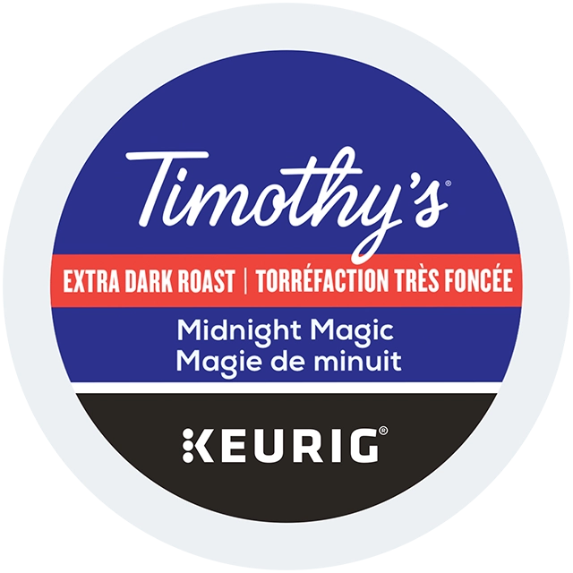 Timothy’s Midnight Magic Keurig K-Cup 24 lid