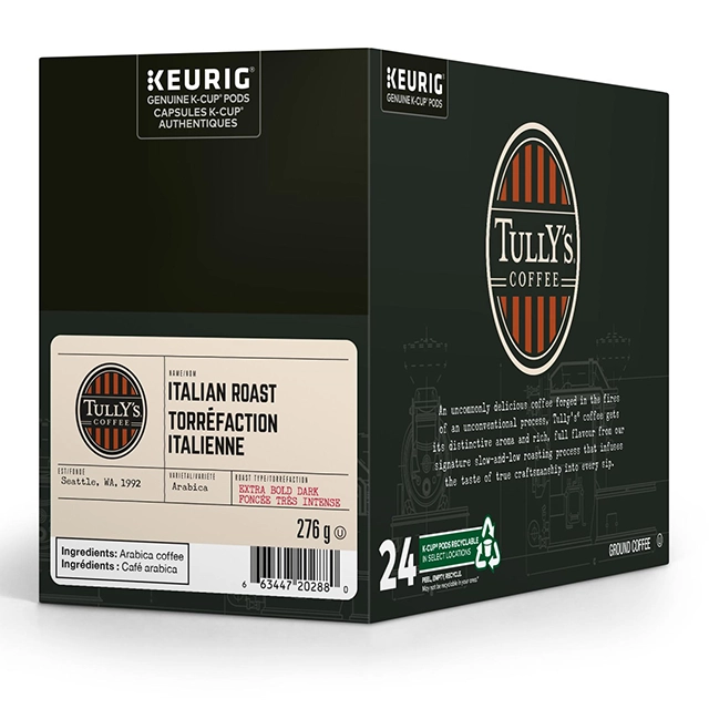 Tully’s Coffee Italian Roast box